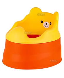 Fiddlerz Potty Seat for Toilet for 1-3 years old Kids with Removable Lid 2 in 1 Detachable Potty Sitting Ring Seat For Toddlers - Colour May Vary