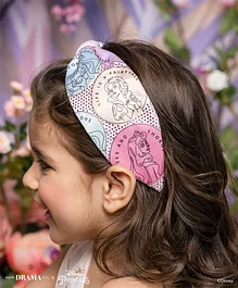 Hair Drama Co.x Disney Princess Themed Fairytale Knotted Hair Band - Pink