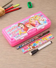 Disney Princess Theme Pencil Box - Pink