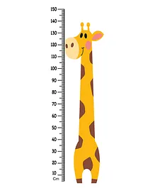 WENS Tall Giraffe  Height Chart Wall Decal Growth Chart Vinyl - MultiColor