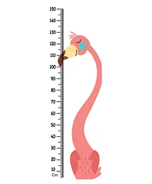 WENS ostrich Height Chart Wall Decal Growth Chart Vinyl - MultiColor