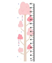 WENS Colorful Tree Height Chart Wall Decal Growth Chart Vinyl - MultiColor
