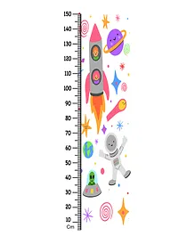 WENS Space Ride Height Chart Wall Decal Growth Chart Vinyl - MultiColor