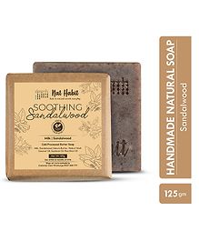 Nat Habit Soothing Sandalwood Handmade Butter Bath Soap - 125 gm