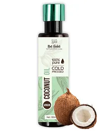 Nat Habit Cold Pressed 100% Pure Virgin Hair Coconut Oil - 100 ml