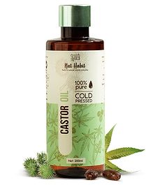 Nat Habit Cold Pressed 100% Pure Virgin Castor Oil - 200 ml