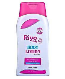 Riyo Baby Care Body Lotion With Olive Oil & Vitamin E Extracts for Moisture Nourishing & Soft Skin - 200 ml