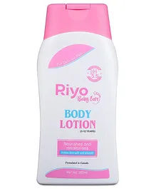 Riyo Baby Care Body Lotion With Olive Oil & Vitamin E Extracts for Moisture Nourishing & Soft Skin - 200 ml