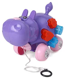 Toyzone  Pull Along cum Shape Sorter Toy - Purple 