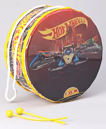 Toyzone Hot Wheel Kids Drum - Brown Yellow