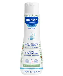 Mustela No rinse Cleansing Milk - 200ml