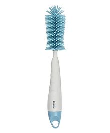 Beaba 2-In-1 Silicone Bottle Brush - Blue