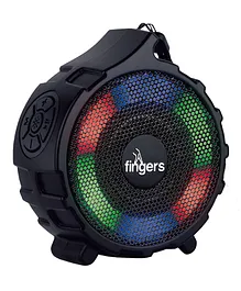 FINGERS RGB Gem Portable Speaker RGB Lights With Immersive Sound 8 Hours Playback Bluetooth FM Radio USB MicroSD