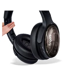 FINGERS Alloy H3 Wireless On Ear Headset - Black