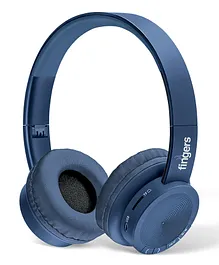 FINGERS Rock N Roll H2 Bluetooth Wireless On Ear Headset With Mic - Oxford Blue