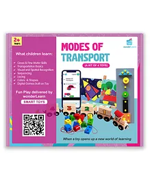 Wonder Learn Kids Einstein Series Magnetic Modes of Transport & Development Toy - Multicolor