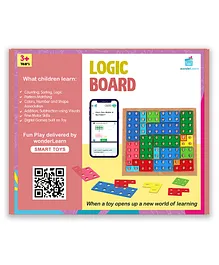 Wonder Learn Kids Numeracy Logical Thinking Math Activities Logic Board - Multicolor