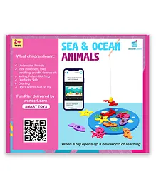 Wonder Learn Kids Sea Animals Fishing Game Toy - Multicolor