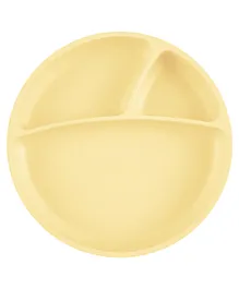 MinikOiOi Portions Suction Plate - Mellow Yellow