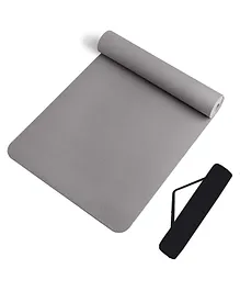 SYNCO Yoga Mat With Carrying Strap - Grey
