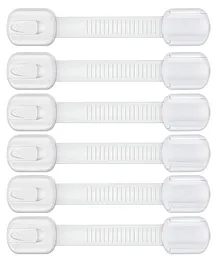 Lifekrafts Baby Safety Locks Pack of 6 - White