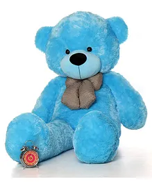 Frantic Premium Soft Toy Skyblue Teddy bear for Kids -Height 105 cm