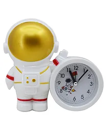 Asera Plastic Space Theme Alarm Clock For Kids - White