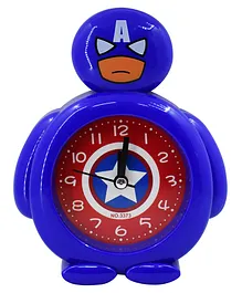 Asera Captain America Alarm Table Clock - Blue