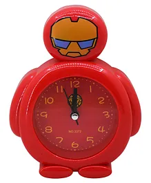 Asera Ironman Alarm Table Clock - Red