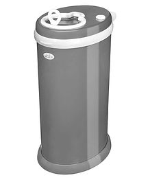 Ubbi Steel Odor Locking Diaper Pail  - Black