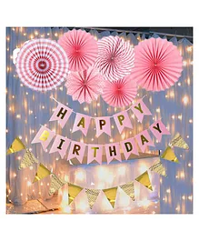 Bubble Trouble Happy Birthday Decoration Kit - Pink