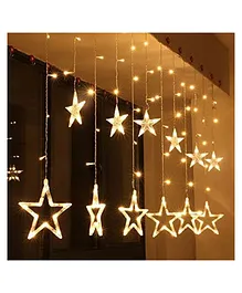 Bubble Trouble  LED Curtain String Lights Window Curtain Lights Decoration - Yellow