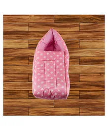 Mittenbooty Infant baby Sleeping Bag Star Print -  Pink