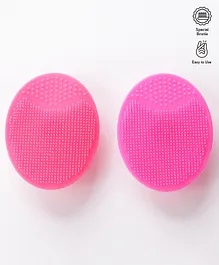 Face Cleansing Brush Pack of 2 - Pink