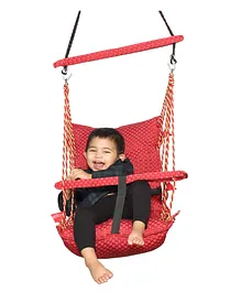 Wishing Clouds Baby Swing for Garden Piccolo cotton - Red