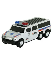 VELLIQUE USV Police Car Toy for Kids with Light & Siren Sound 360 Degree Rotating Bump and Go Action (Colour & Design May Vary)