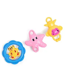 House of Kids Baby Rattles Pack of 3 - Multicolour