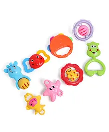 House of Kids Baby Rattles Pack of 8 - Multicolour