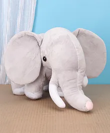 KiddyBuddy Elephant Soft Toy Grey - Height 28 Cm