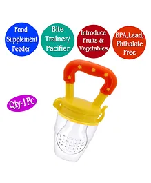 Little Hunk Baby Food Feeder Cum Teether - (Colour may vary)