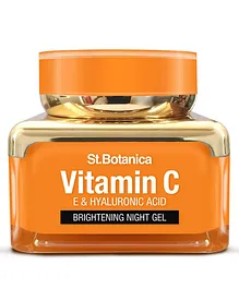 StBotanica Vitamin C, E & Hyaluronic Acid Brightening Night Gel - 50 g