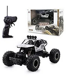 NEGOCIO Plastic Rechargeable 4Wd 2.4GHz Rock Crawler Off Road R C Car Monster Truck Kids Toys Remote Control (Color May Vary)