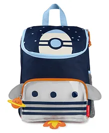 Skip Hop Spark Style Big Kid Robot Backpack Navy Blue - Height 15.2 inches