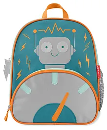 Skip Hop School Bag Spark Style Big Kid Backpack Robot Blue - Height 12.4 Inch