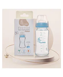 R for Rabbit Fist Feed Glass Feeding Bottle - 240 ml