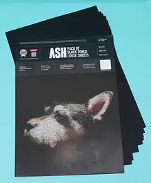 Ash Pack Off Black Toned Loose Sheet - 10 Sheet