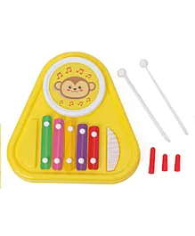 Prime Drum & Xylophone 3 in 1 Band Set - Yellow