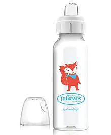 Dr. Brown's Sippy Spout Feeding Bottle Fox - 250 ml