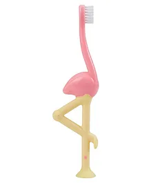 Dr. Brown's Toddler Toothbrush Flamingo - Pink and Yellow