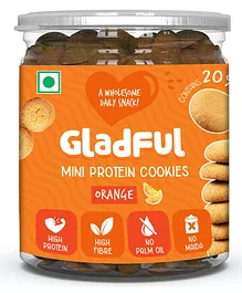 Gladful Orangey Protein Mini Cookies - 150 gm
